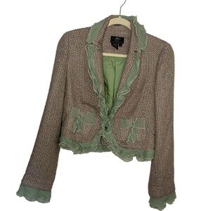 Vintage Multi-Color Tweed Jacket/Blazer Size 8